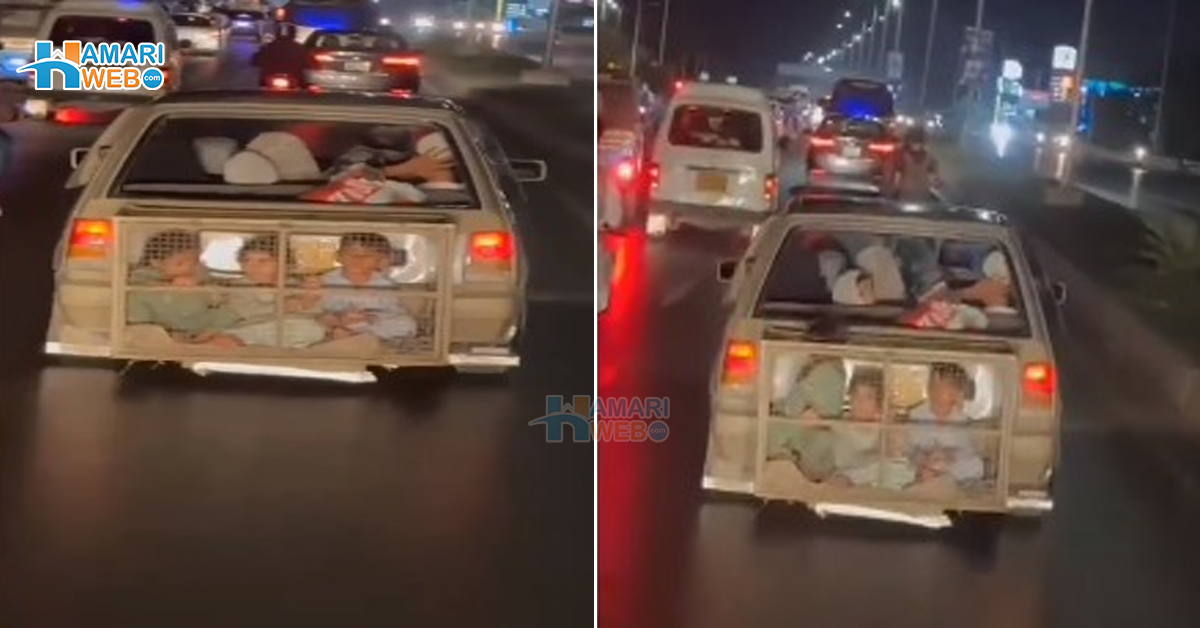 بچوں کو پنجرے میں بند کرکے گاڑی سفر پر لے گئے ۔۔ کار ڈرائیور کا ایسا عمل سوشل میڈیا پر وائرل جسے دیکھ کر ہر کوئی تنقید کرنے لگا