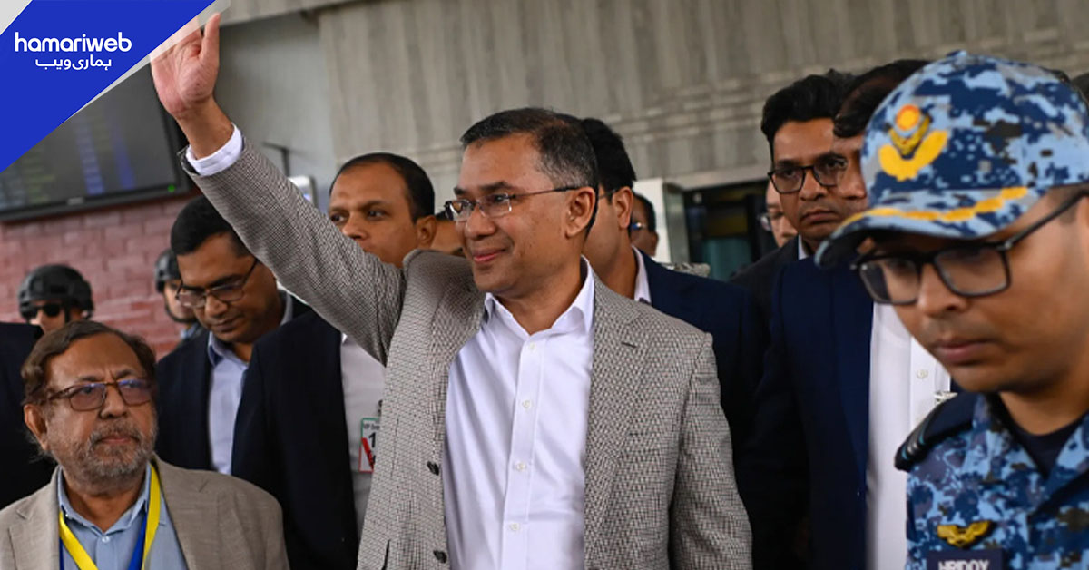 سابق وزیراعظم خالدہ ضیا کے صاحبزادے طارق رحمان کی 17 سال بعد بنگلادیش آمد