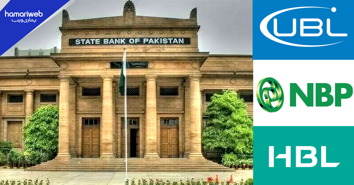اسٹیٹ بینک نے 38 میں سے ٹاپ تھری بینکس کے ناموں کا اعلان کردیا