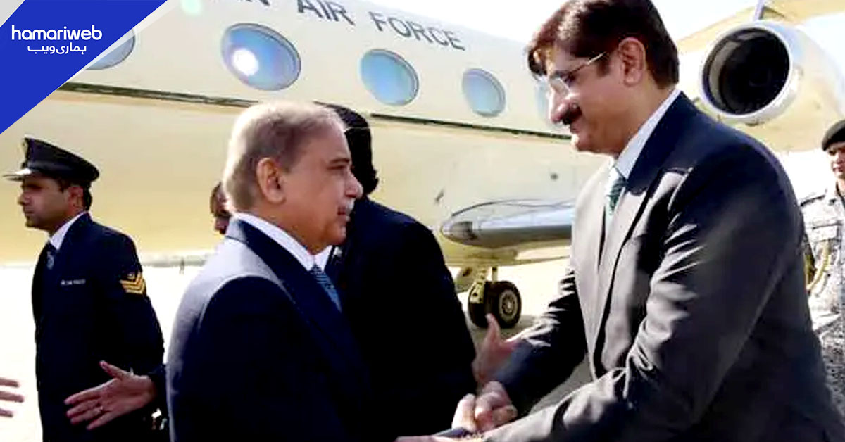 وزیر اعظم کی ایک روزہ دورے پر کراچی آمد، شیری رحمان سے تعزیت