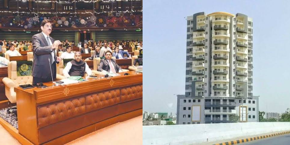 نسلہ ٹاور اب نہیں گرے گا۔۔۔ جانیے سندھ اسمبلی میں کیا اعلان ہوا؟