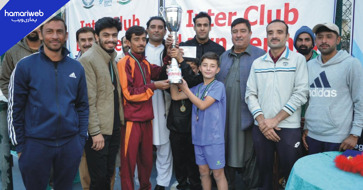 انٹر کلب ٹینس ٹورنامنٹ: پشاور سروسز کلب نے فائنل جیت کر ٹرافی اپنے نام کر لی