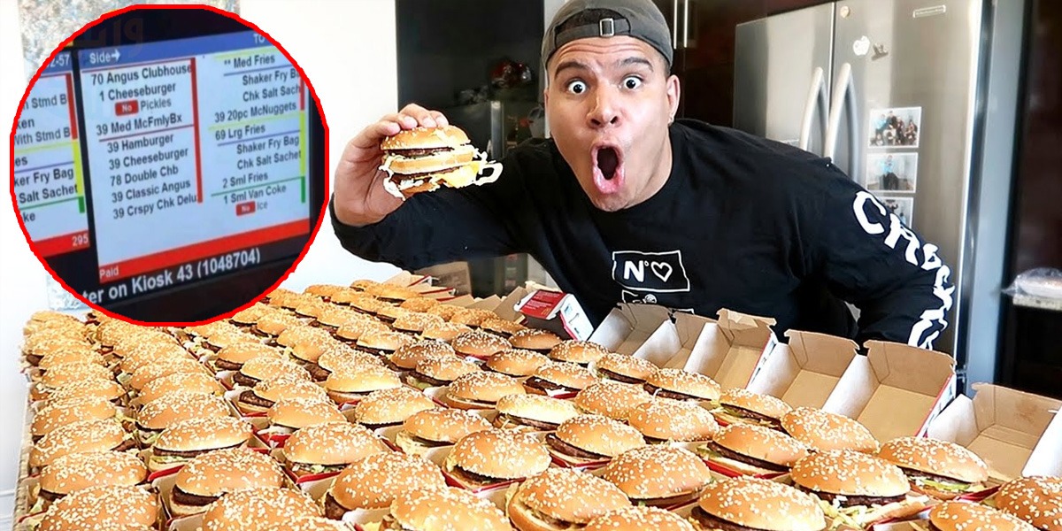 برگر کھانے کے شوقین آدمی نے 1 لاکھ 86 ہزار کے برگرز آرڈر کر ڈالے ۔۔ ریسٹورنٹ کے بِل کی تصویر سوشل میڈیا پر وائرل