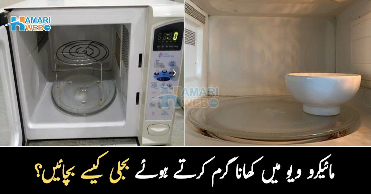 ہمیشہ تھوڑا سا پانی چھڑک دیں اور۔۔ مائیکرو ویو میں کھانا گرم کرتے ہوئے بجلی کیسے بچائیں؟ جانیں 5 طریقے
