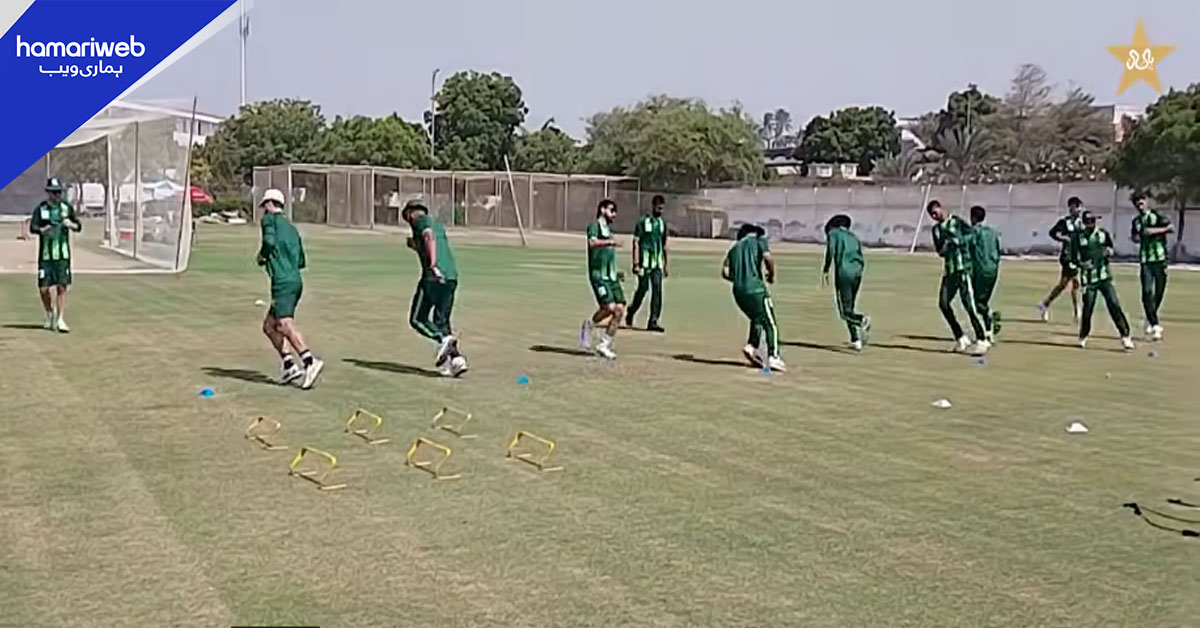 کراچی میں ایشین گیمز کی تیاریوں کے لیے پاکستان کرکٹ ٹیم کے ٹریننگ کیمپ کا آغاز
