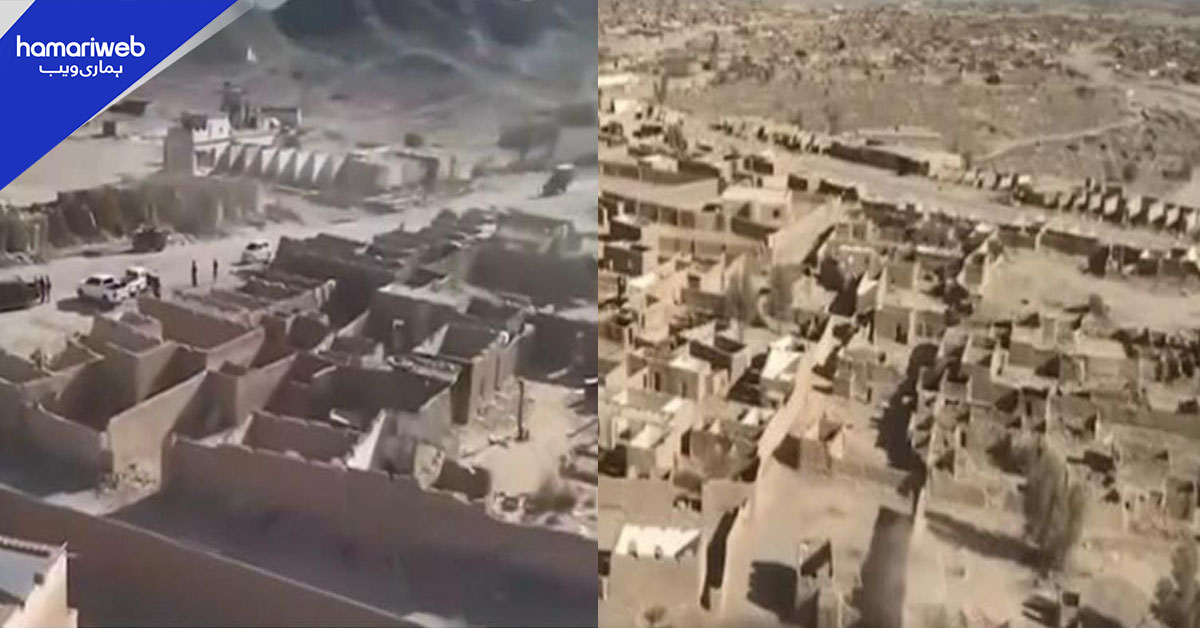 چاغی: گردی جنگل افغان مہاجر کیمپ خالی، انتظامیہ کی کارروائیاں جاری