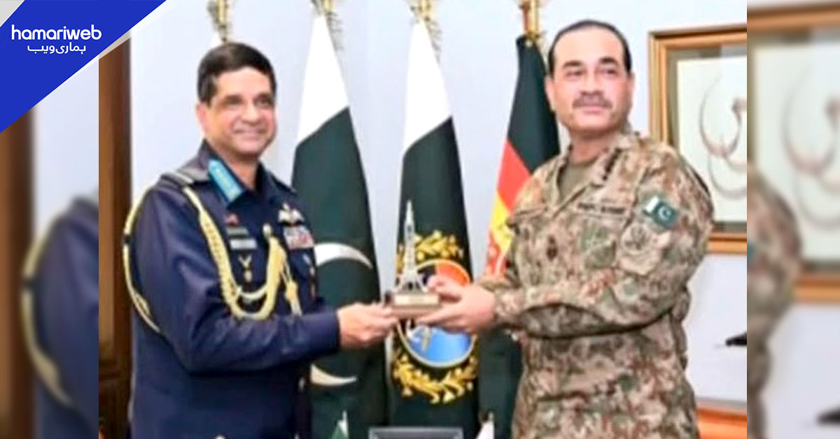 فیلڈ مارشل عاصم منیر سے بنگلادیشی ایئر چیف مارشل حسن محمود کی ملاقات