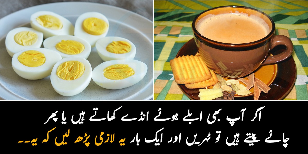 اگر آپ بھی ابلے ہوئے انڈے کھاتے ہیں یا پھر چائے پیتے ہیں تو ٹہریں اور ایک بار یہ لازمی پڑھ لیں کہ یہ۔۔ روزمرہ استعمال ہونے والی چیزوں کے بارے میں ایسی معلومات جو آپ کو بڑے نقصان سے بچا سکتی ہیں