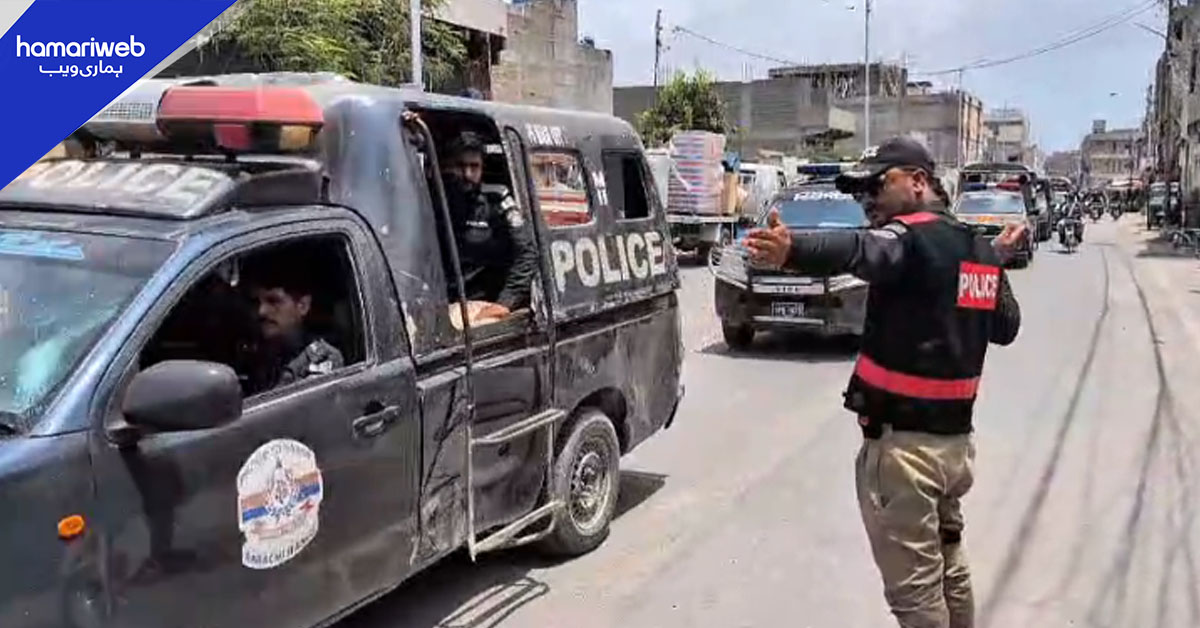محرم الحرام: ضلع ملیر میں پولیس اور رینجرز کا مشترکہ فلیگ مارچ