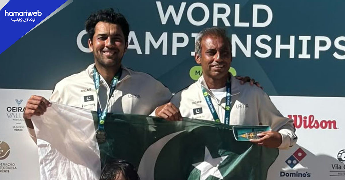 اعصام الحق نے آئی ٹی ایف ماسٹرز ورلڈ چیمپئن شپ کا مکسڈ ڈبلز ٹائٹل جیت لیا
