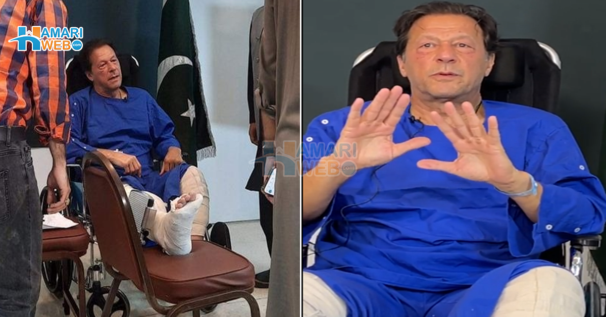 مجھے چار گولیاں لگیں ۔۔ ڈاکٹرز  نے ایکسرے بھی دکھا دئیے، عمران خان کا حملے کے بعد پہلی مرتبہ ہسپتال سے خطاب