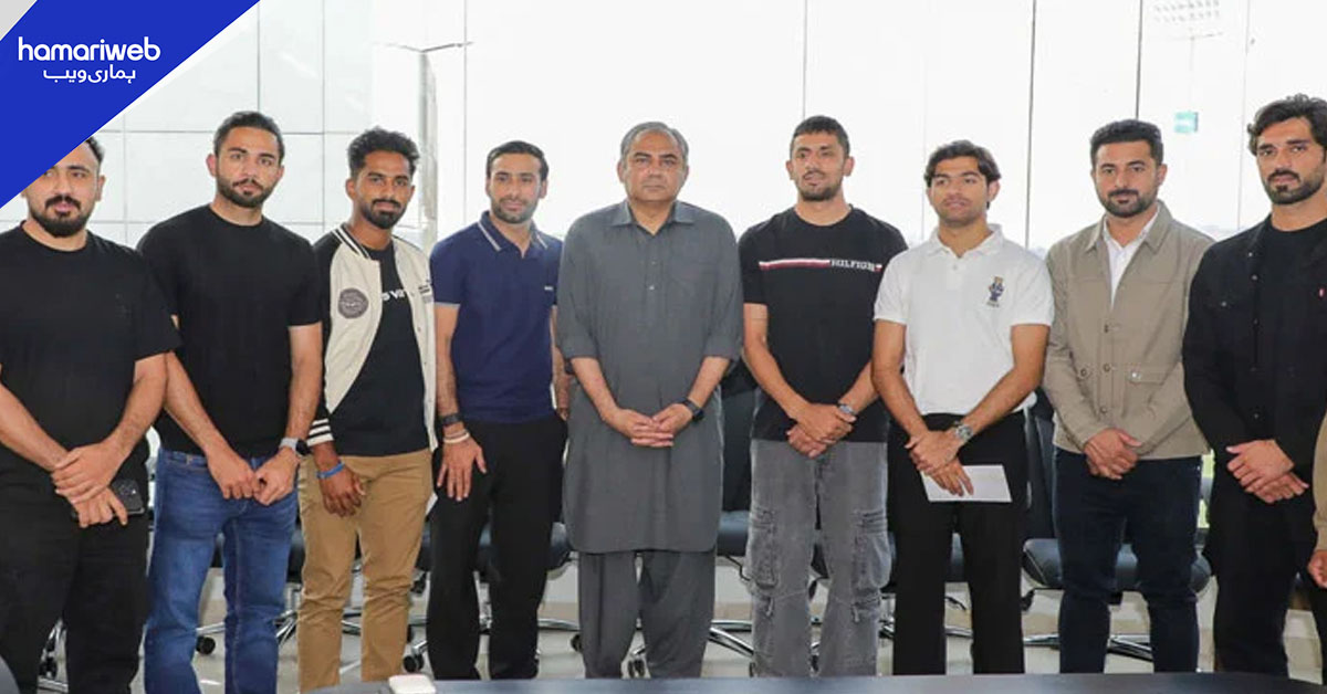 چیئرمین پی سی بی کی قومی ہاکی ٹیم سے ملاقات، مکمل تعاون کی یقین دہانی