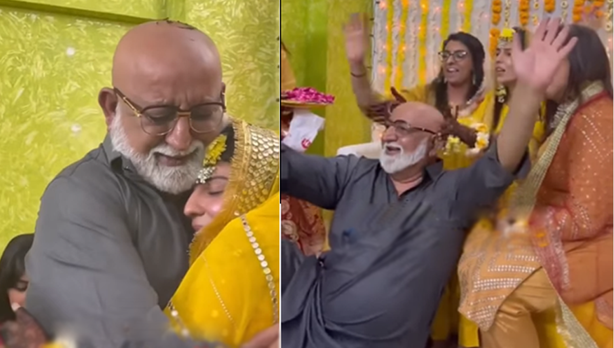 خوشی اور غم میں بھی ساتھ رہتے ہیں، بیٹیوں کے سر پر اس کے باپ کا سايہ کسی رحمت سے کم نہیں ۔۔ بیٹی کے ساتھ خوشی سے ڈانس کرنے والے باپ کی ویڈیو وائرل