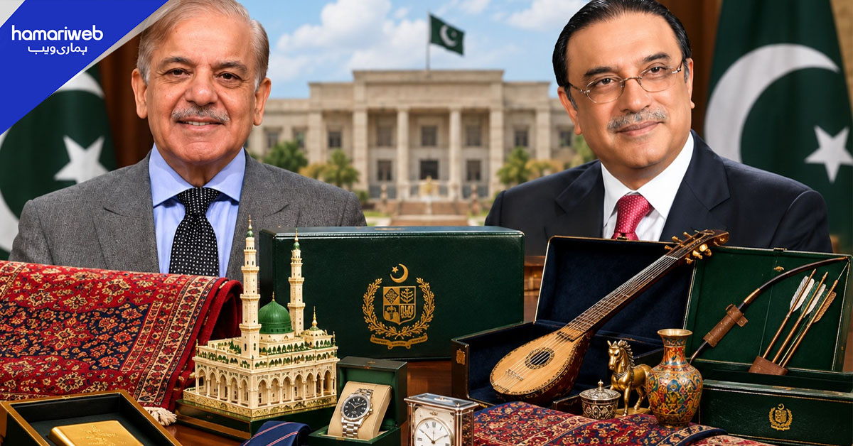 توشہ خانہ کے جولائی تا ستمبر کے تحائف کا ریکارڈ جاری، وزیراعظم شہباز شریف کو ایک کلو سونا بھی ملا