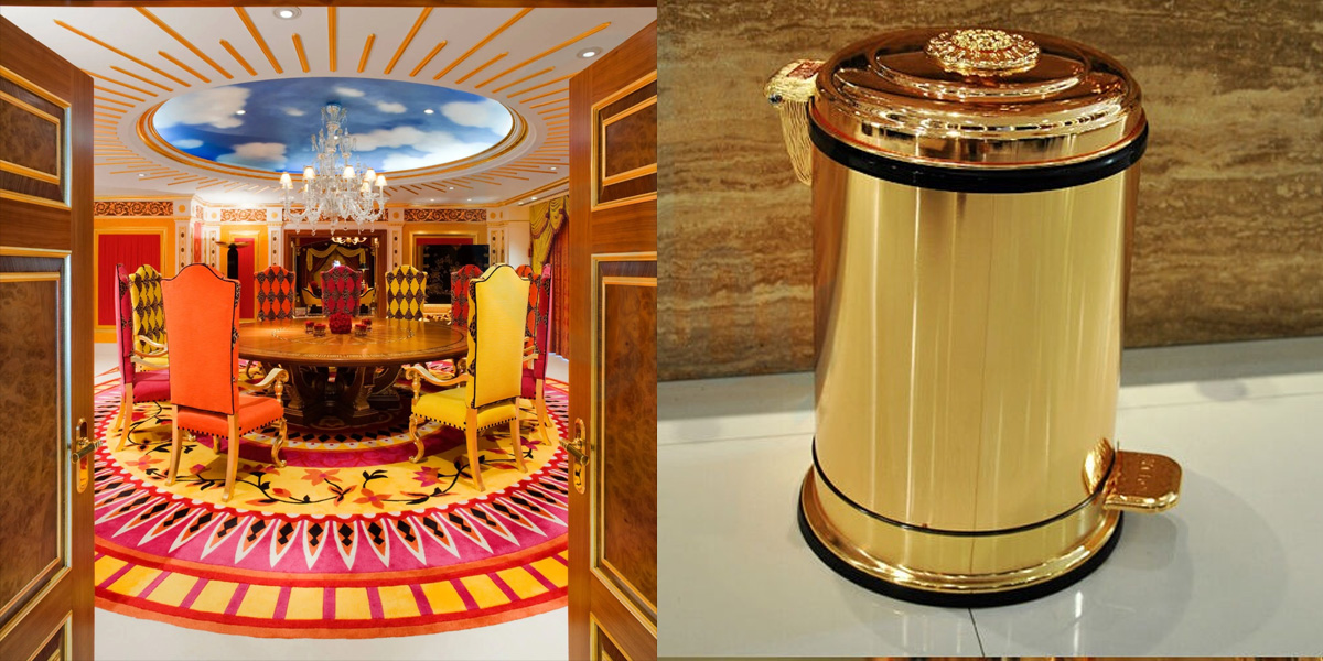 سونے کی کرسیاں ہی نہیں بلکہ یہاں کوڑے دان بھی سونے کا ہے۔۔ دنیا کا واحد 7 اسٹار ہوٹل کس جگہ ہے اور اس میں کون سی قیمتی چیزیں موجود ہیں؟