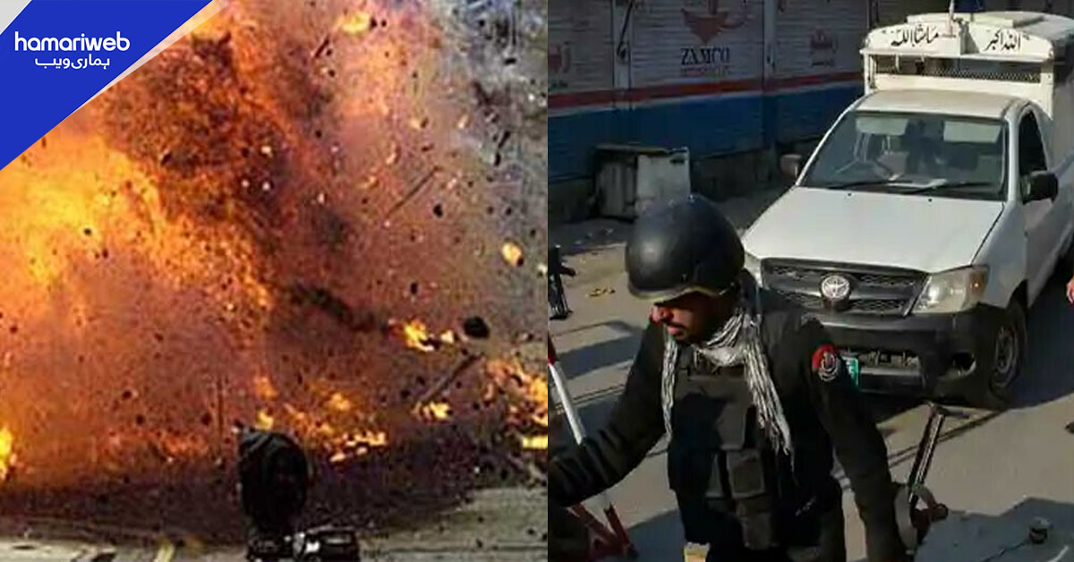 لکی مروت میں  خودکش بمبار نے پولیس موبائل کو نشانہ بنادیا