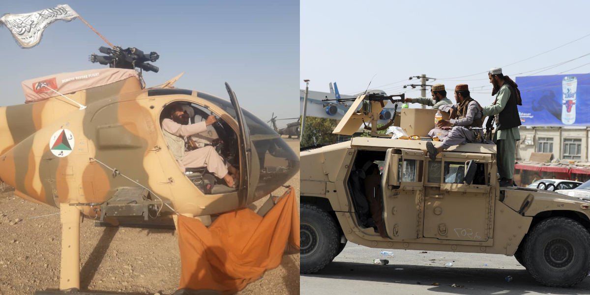 مہنگے و جدید ہیلی کاپٹرز اور گاڑیوں پر قبضہ کر بیٹھے ۔۔ طالبان کے ہاتھ لگنے والے فوجی سامان میں اور کیا کیا چیزیں شامل ہیں؟