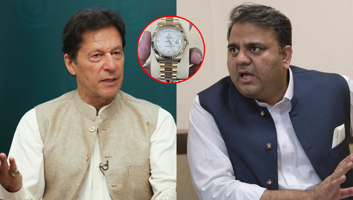 عمران خان نے تحائف 14 کروڑ روپے میں دبئی میں بیچے۔۔  گھڑی بیچنے کے الزام پر فواد چوہدری کا عمران خان کے حق میں بیان, انہوں نے کیا کہا؟