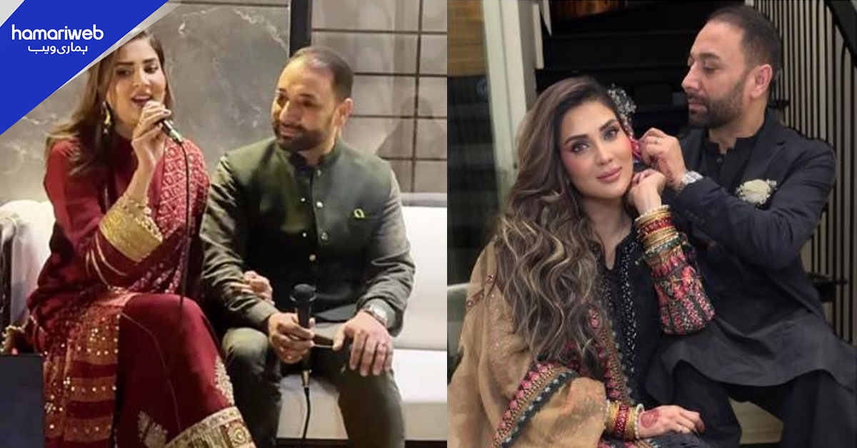 فضا علی نے شوہر کے ساتھ گانا گانے کی ویڈیو سوشل میڈیا پر شیئر کر دی