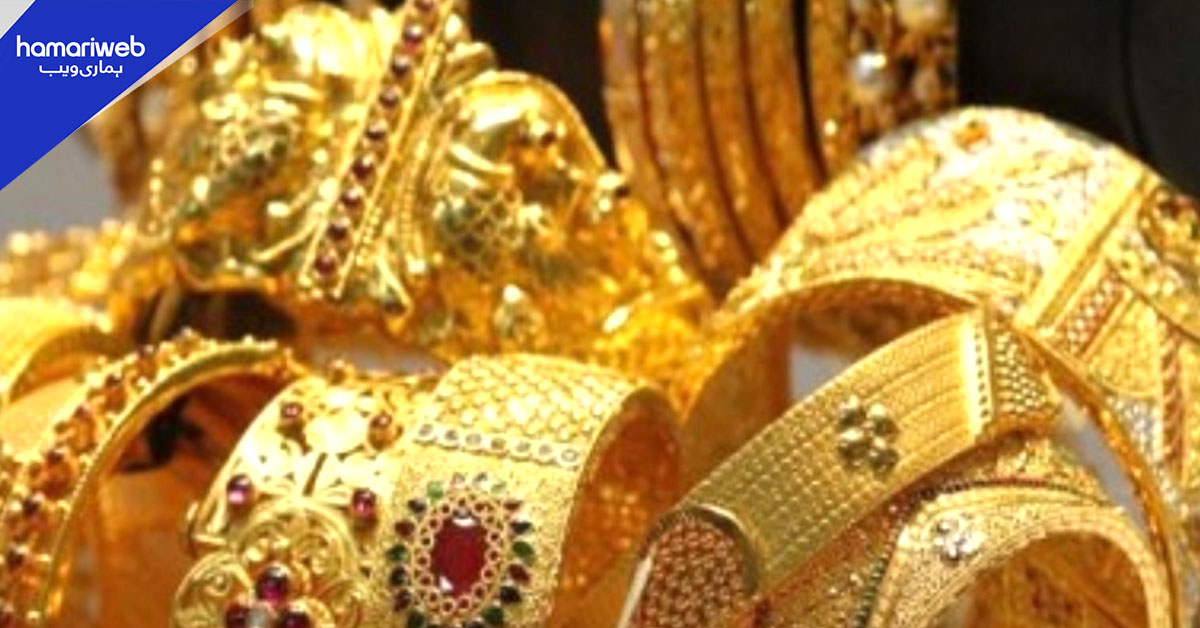 پاکستان میں سونے کی قیمت میں آج بھی بڑا اضافہ ریکارڈ