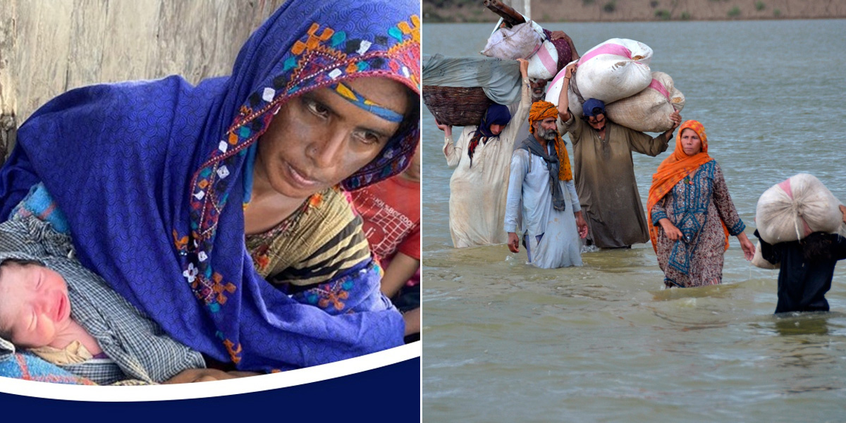 کوئی سڑک پر پیدا ہوا تو کسی نے ٹریکٹر پر ہی جنم دے دیا ۔۔ سیلاب سے متاثرہ خواتین کے ہاں بچوں کی پیدائش، ابتر صورتحال