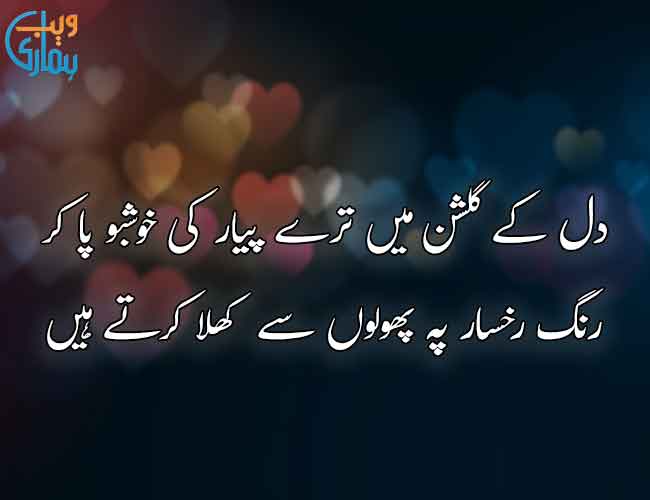 Most romantic poetry in urdu sms