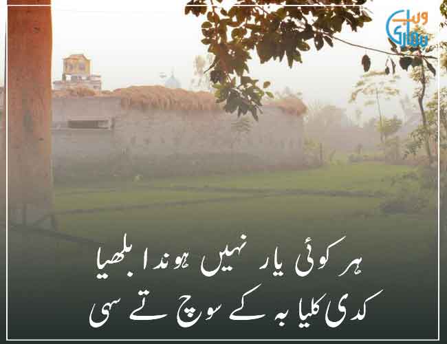 pakistani punjabi sad poetry