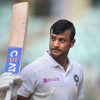 Mayank agarwal clearance jersey number