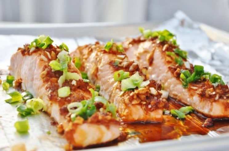 Fish In Spicy Honey Ginger Sauce