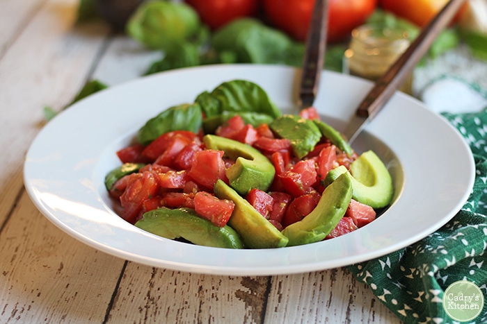 Avocado Caprese Salad