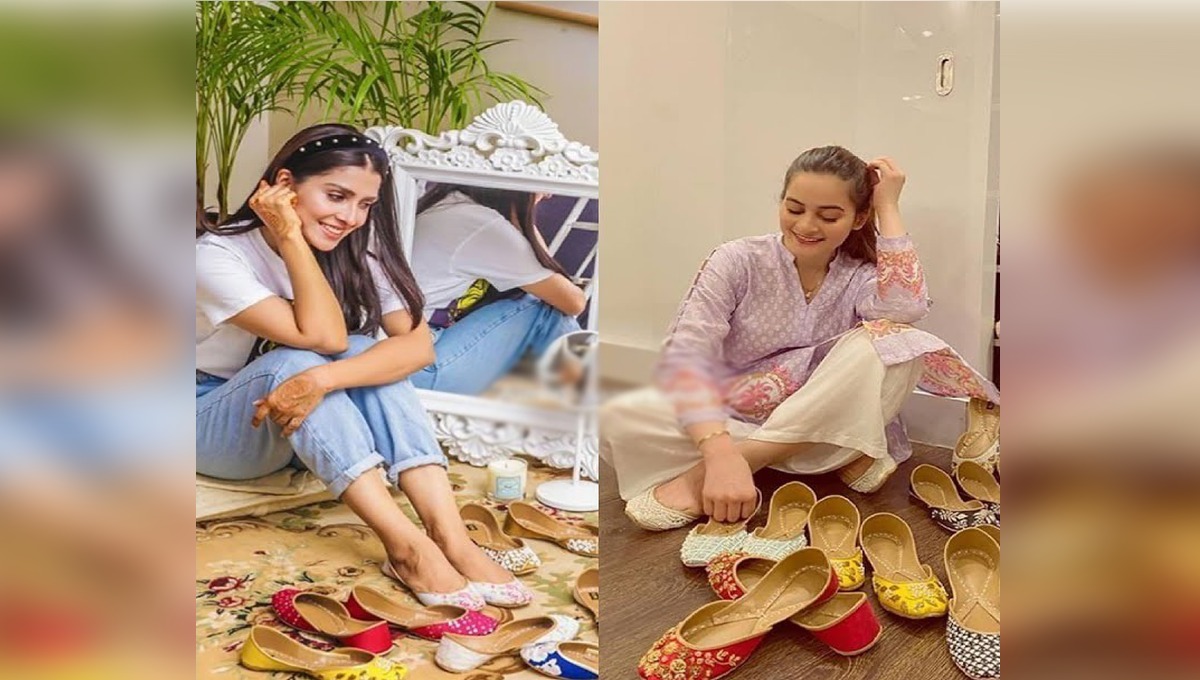 اداکاراؤں کے پسندیدہ۔۔ ہر لباس پر جچیں اور خوبصوت لگیں، یہ رنگ برنگی کھسے