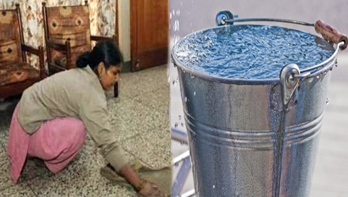 خواتین کو پونچھا بیٹھ کر کیوں لگانا چاہیئے؟ جانئیے 5 اہم فائدے