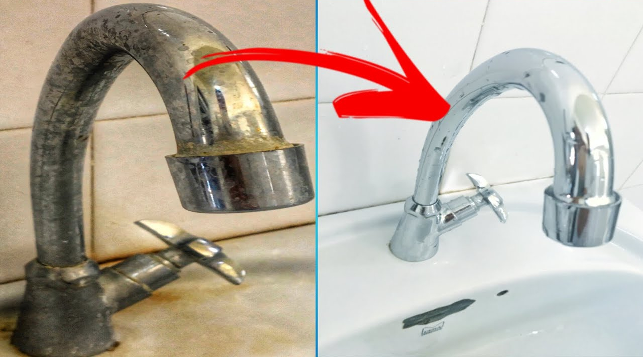 کیا آپ کے کچن اور واش روم میں موجود پانی کے نل میں زنگ لگ گیا ہے؟ اب اسے بدلنے کی ضرورت نہیں بتائے گئے طریقے سے کریں اس کو دوبارہ نئے جیسا