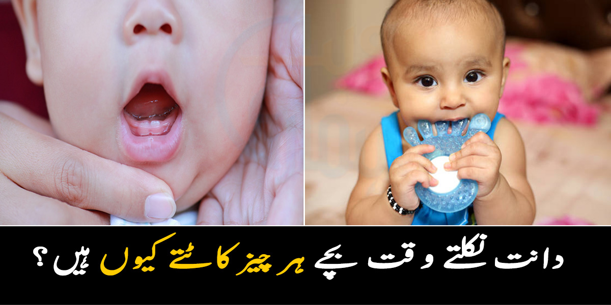 بچہ ہر چیز کاٹتا ہے ۔۔ دانت نکلتے وقت بچے کاٹتے کیوں ہیں؟ وجہ جو ماؤں کے لیے جاننا ضروری ہے
