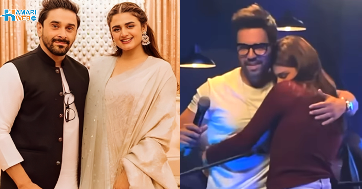 پتا نہیں ان کا شوہر کیسا ہے جو بیوی کو غیر مردوں کے گلے لگنے دیتا ہے حرا مانی کی جنید خان سے گلے ملنے کی ویڈیو دیکھ کر صارفین مانی پر چلّا اٹھے