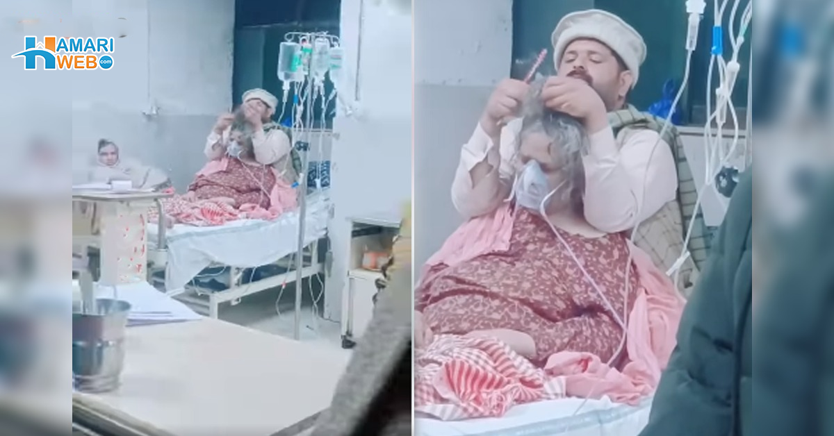 ماں بیمار ہے تو بیٹا کنگھا کرنے لگا ماں کی خدمت کرنے والے بیٹے کی ویڈیو نے دیکھنے والوں کے دل جیت لیے