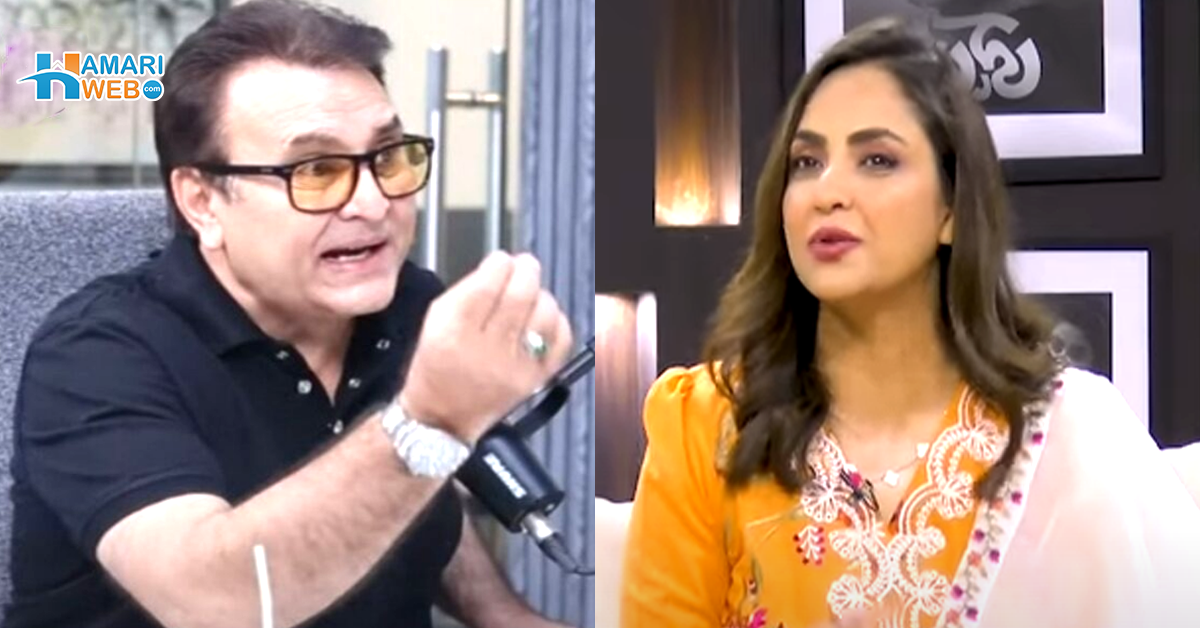 مجھے ان کی اس بات سے بہت آگ لگتی ہے کہ۔۔ نادیہ خان نے بہروز سبزواری کو عورتوں کے کپڑوں پر تنقید کرنے پر کھری کھری سنا دی