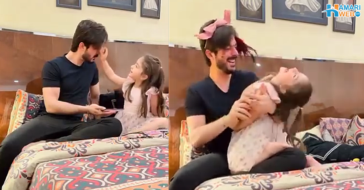 بیٹی کی محبت میں اطمینان سے میک اپ کرواتے رہے ۔۔ جنید نیازی نے بیٹی سے میک اپ کروانے کی ویڈیو شئیر کردی