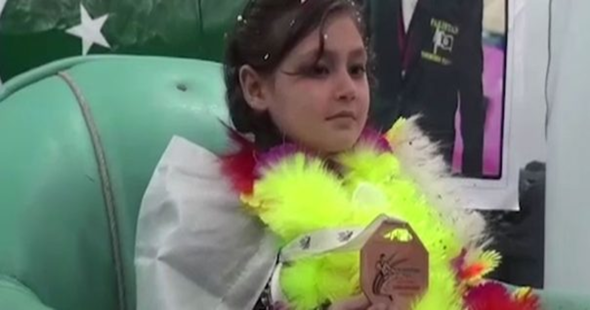 ننھی عائشہ نے تائیکوانڈو کے عالمی مقابلوں میں کانسی کا تمغہ جیت لیا