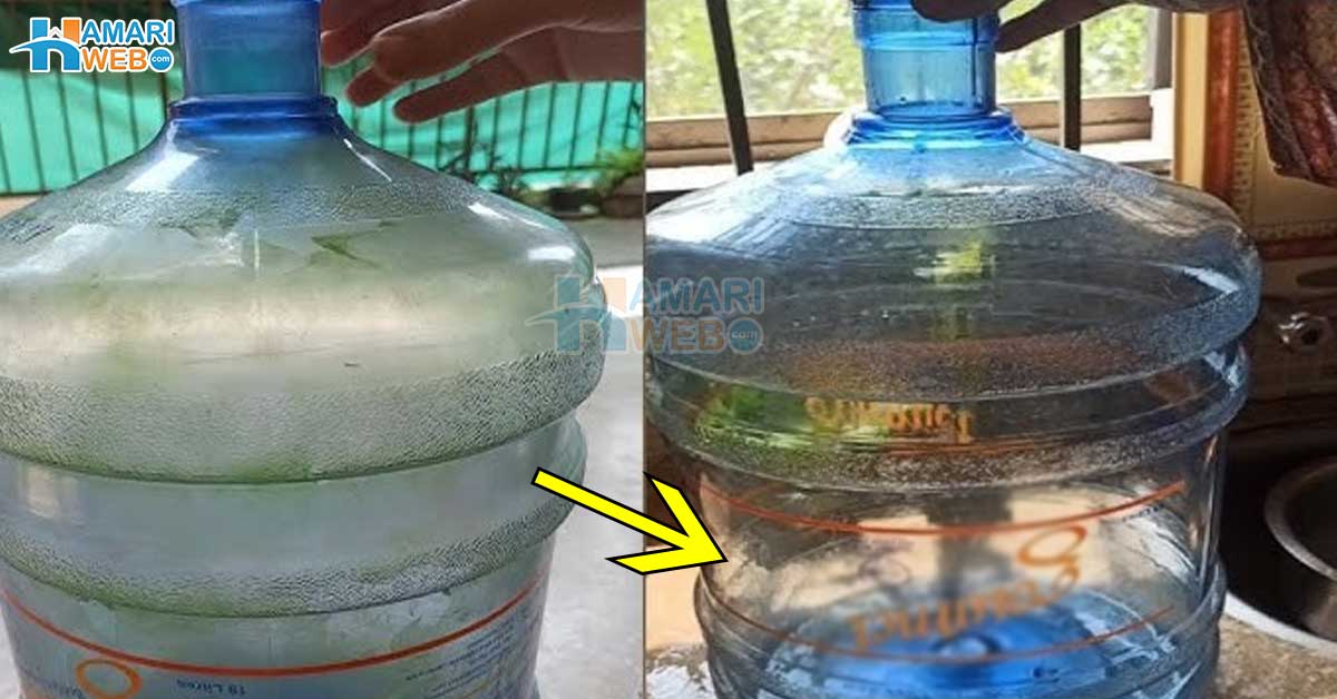 بوتل اتنی گندی کہ پانی استعمال کرنے کا دل نہ کرے ۔۔ پانی کے گیلن اور بوتلوں میں جمی میل کو منٹوں میں صاف کرنے کا آسان طریقہ