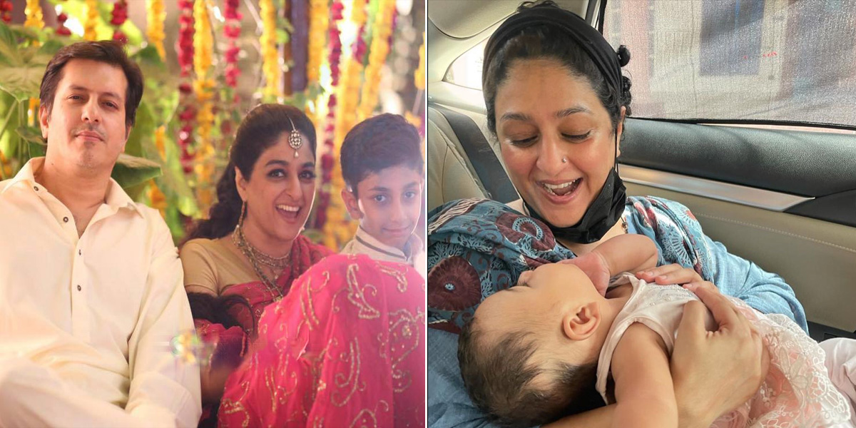 اپنے 2 بیٹے تھے، اب ایک بیٹی گود لے لی ۔۔ کینسر کو شکست دینے والی اداکارہ نادیہ جمیل نے بچی کے ساتھ تصاویر شیئر کردیں