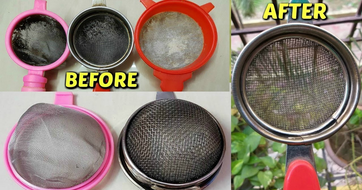 چائے کی چھنی صاف کرنے کا طریقہ تو اب اگر چھنی میں ضدی سے ضدی گندگی جم بھی جائے تو چٹکیوں میں صاف ہوگی