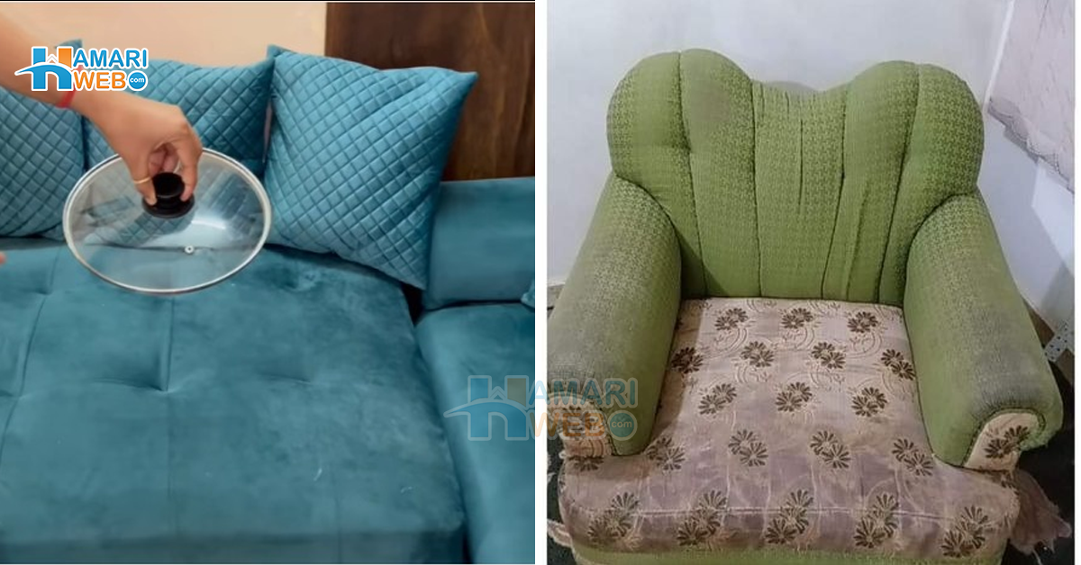 پتیلی کے ڈھکن سے گندے صوفوں کو کس طرح صاف کریں؟ منفرد طریقے سے آپ بھی پرانے صوفے کو نئے کے جیسے فری میں چمکائیں