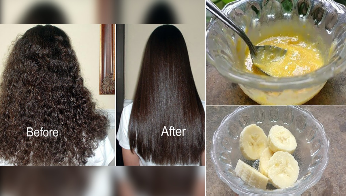 کیلے سے گُھنگریالے بال سیدھے کرنے کا آسان طریقہ استعمال کرنے کے بعد بال اتنے زبردست لگیں کہ کسی مہنگے پارلر سے ریباؤنڈنگ کروائی ہو