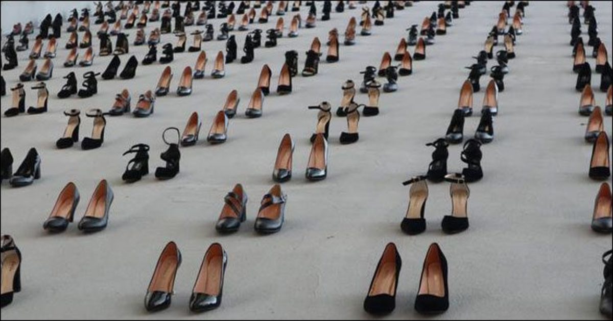 گھریلو تشدد سے ہلاک خواتین کی یاد میں انوکھا اقدام