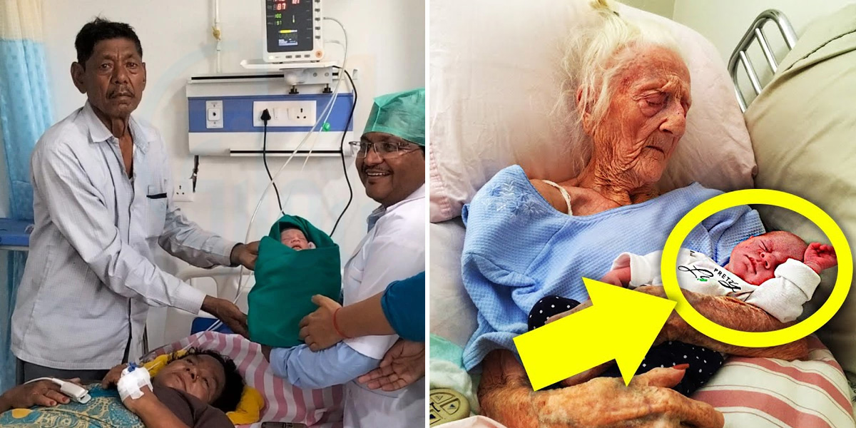 کسی نے 50 سال ماں بننے کے لئے انتظار کیا، تو کوئی 91 سال کی عمر میں ماں بنی ۔۔ بزرگ جوڑوں کے ہاں اس عمر میں پہلی اولاد کی پیدائش نے سب کو چونکا دیا