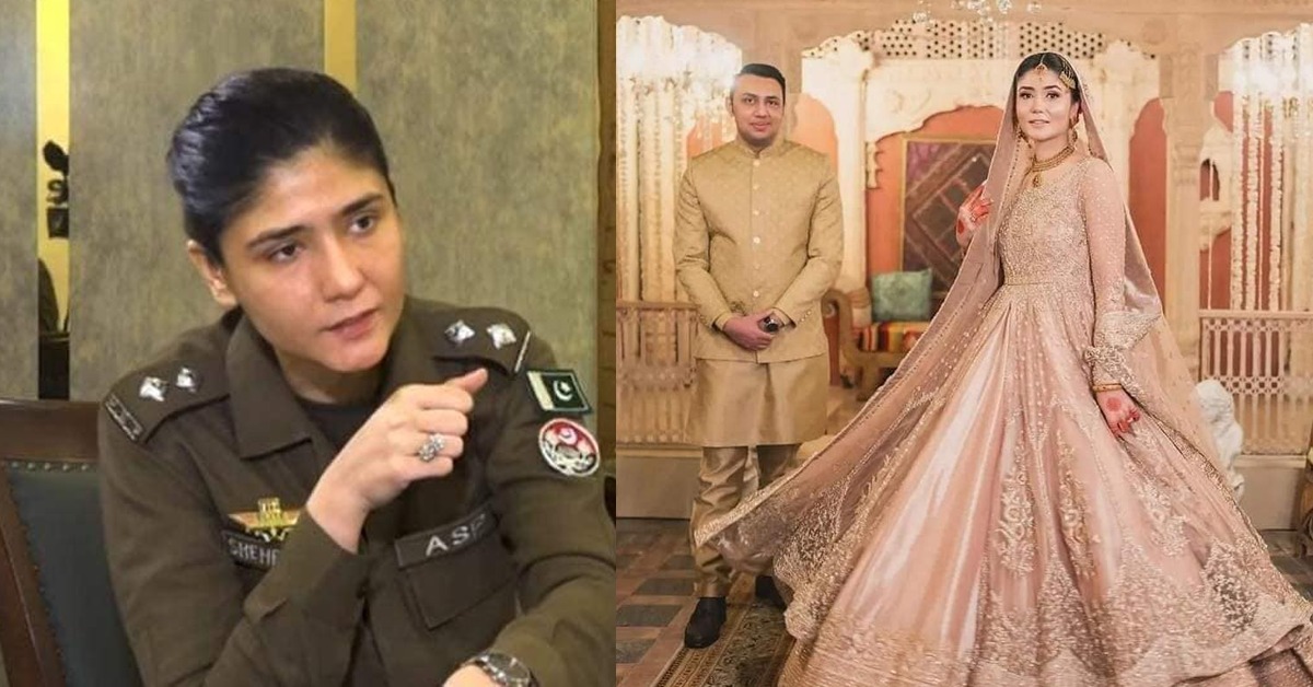 اے ایس پی شہربانو کی بہادری کے چرچوں کے بعد ان کی دلہن کے لباس میں تصاویر وائرل