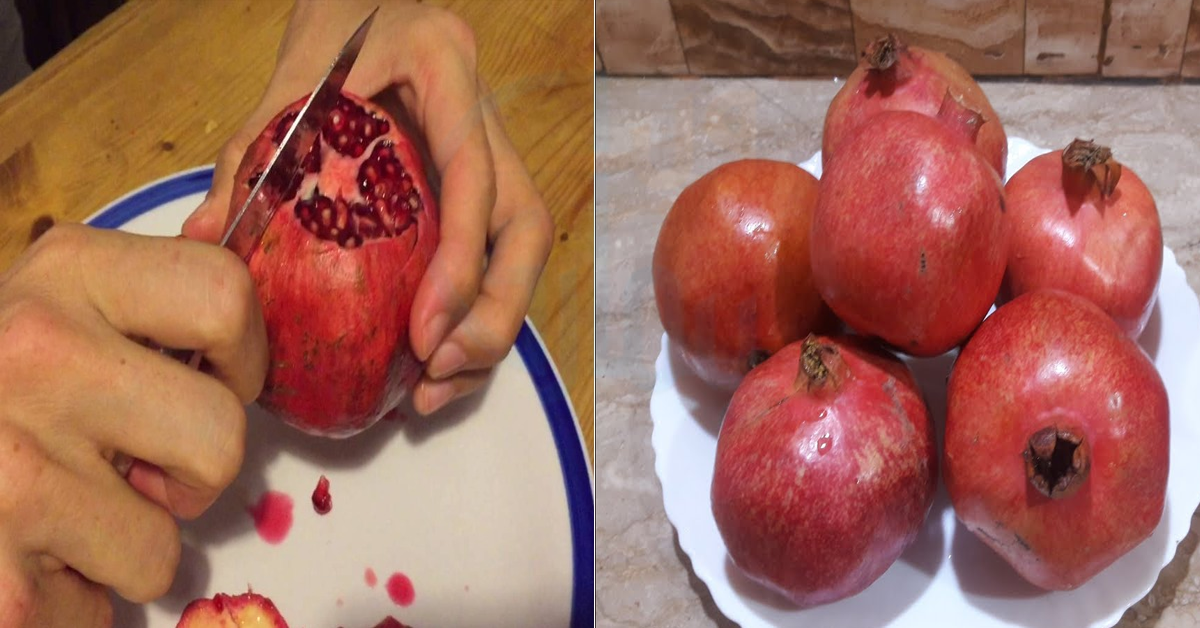 انار چھیلنے میں مشکل نہیں ہوگی ۔۔ 4 آسان طریقے جو منٹوں میں سخت انار کو چھیلنے میں آپ کی مدد کریں