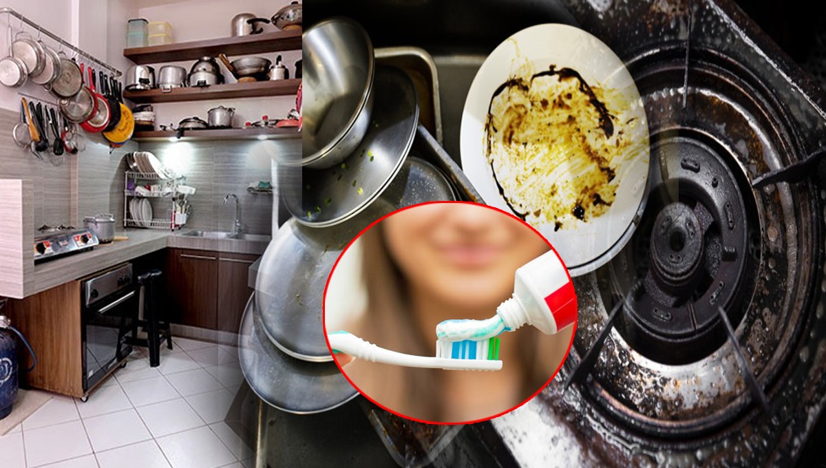 کچن کے چولہے، برنی اور ٹائلز میں لگی چکنائی کو صاف کرنے کا آسان طریقہ جانیئے اور سیکنڈوں میں اپنے کچن کو چمکائیے