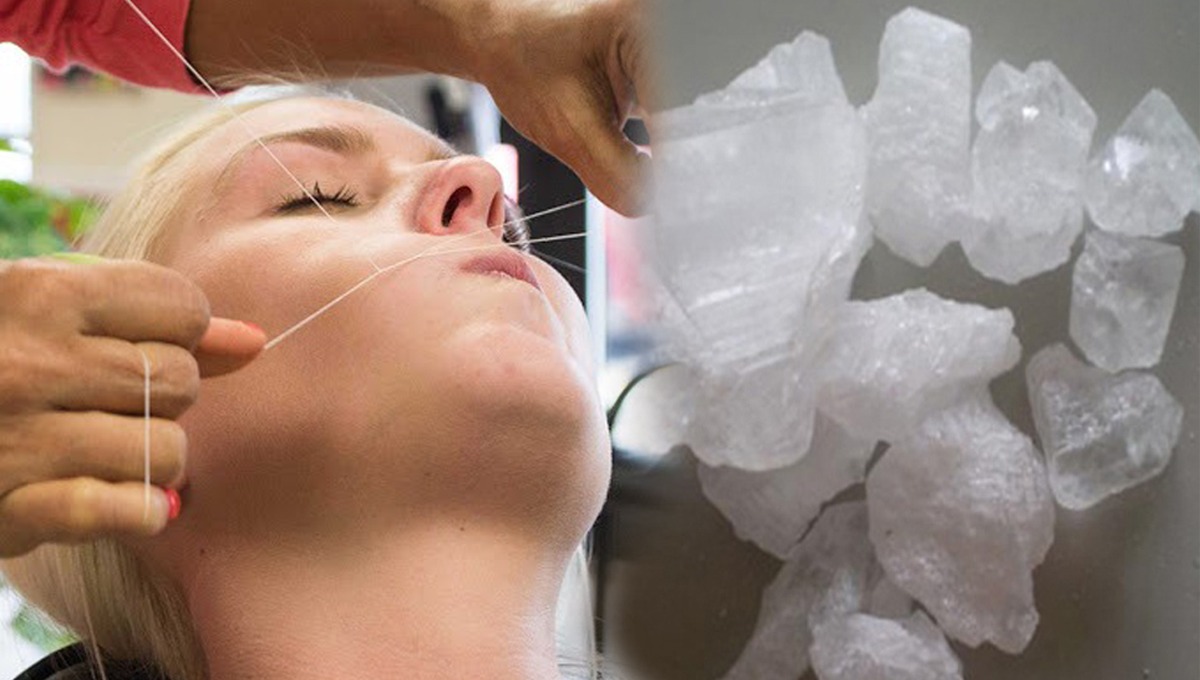 اپر لپ کے بال صاف کرنے کے لئے پھٹکری کی یہ 5 منٹ کی آسان ٹپ آزمائیں جو بچائے آپ کو تھریڈنگ کی تکلیف سے ۔۔۔